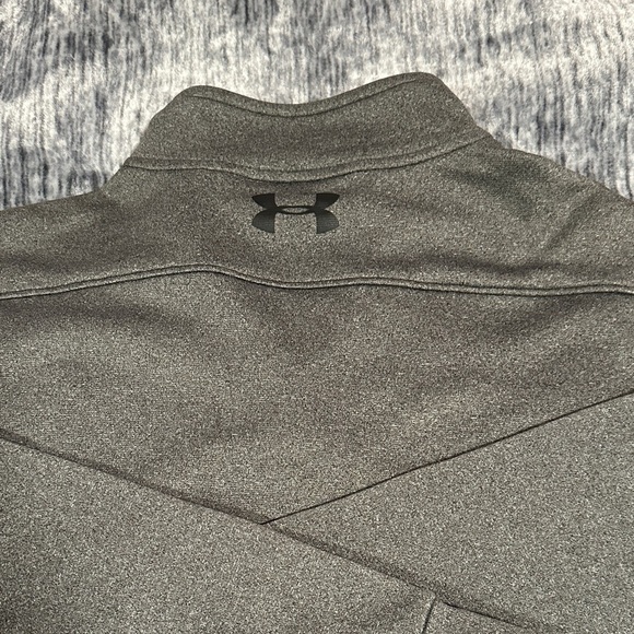 Under Armour Charcoal Quarter-Zip Pullover VGUC - Picture 7 of 9